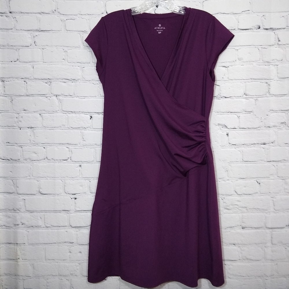 Athleta women's dress medium petite purple